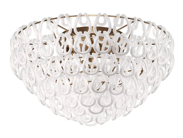 GIOGALI PL 80 - Crystal ceiling lamp _ Vetreria Vistosi